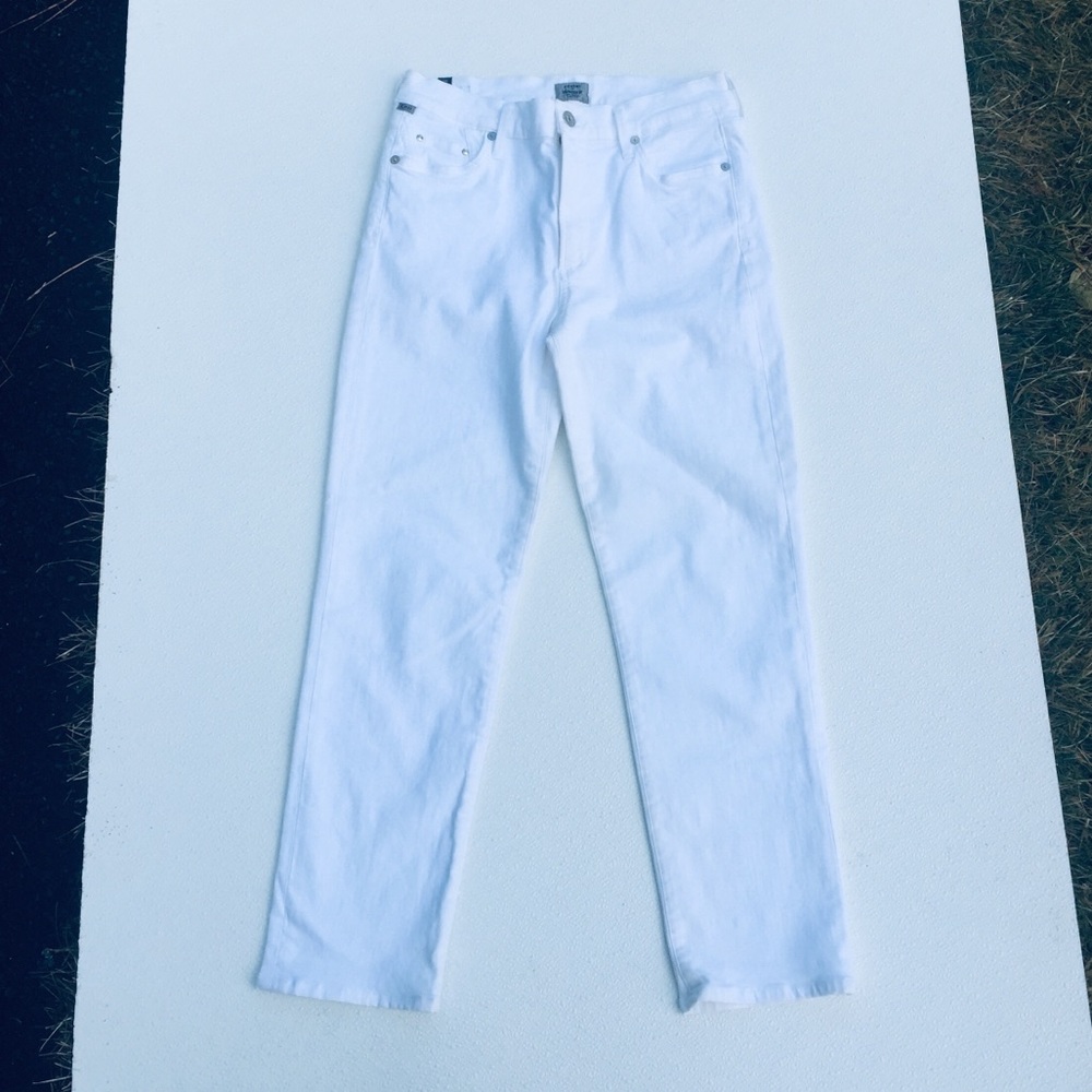 Citizens of Humanity Jeans White High Rise Ankle